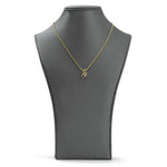 14k Yellow Gold Enamel Eighth Note Music Pendant