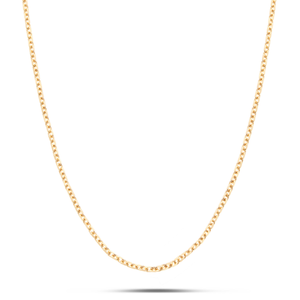 10K Solid Gold Hermes Chain, 3mm