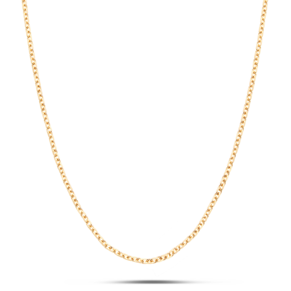 14K Solid Gold Hermes Chain, 3mm