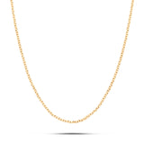 14K Solid Gold Hermes Chain, 3mm
