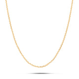 10K Solid Gold Hermes Chain, 3mm