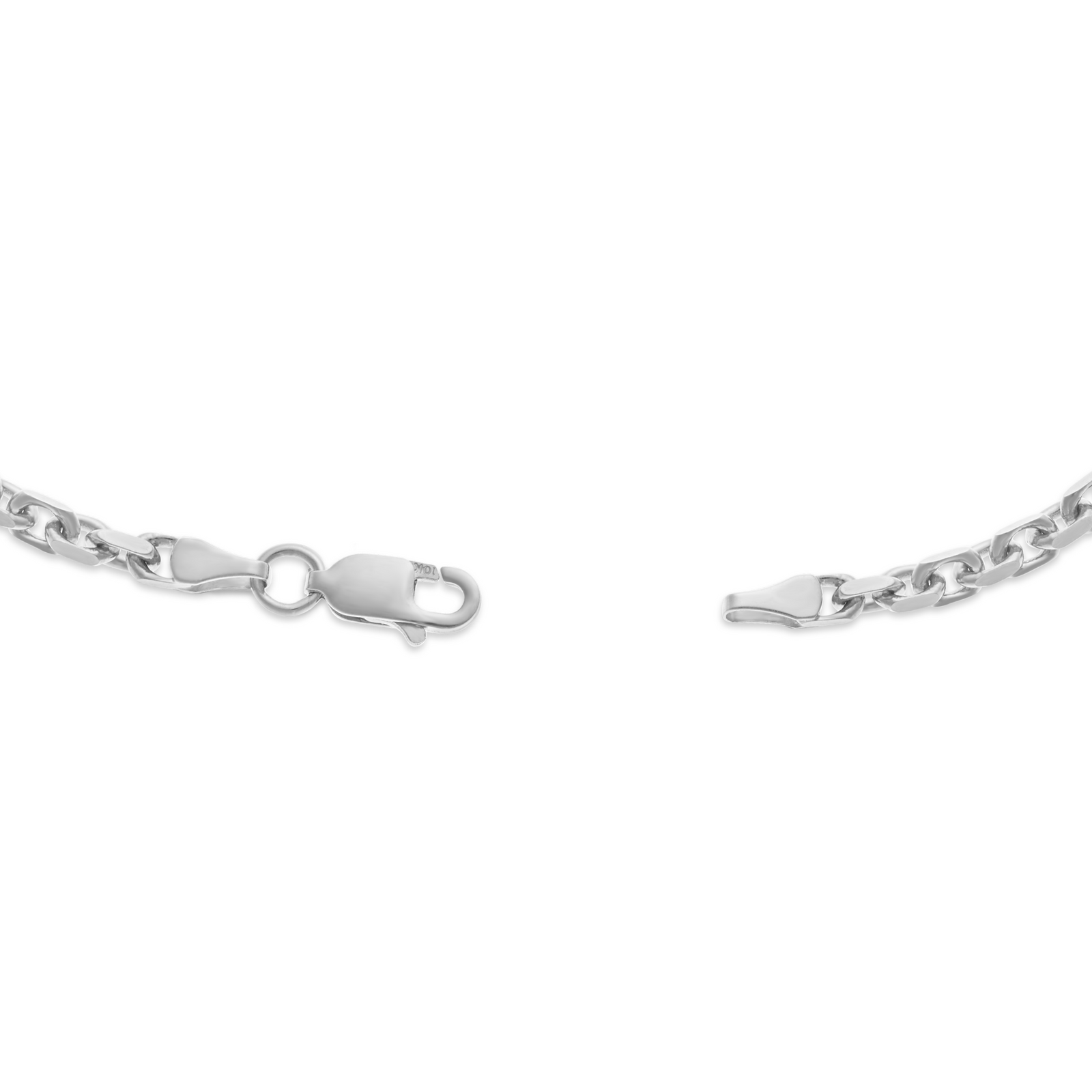 Solid 925 Sterling Silver 7mm Rolo Hermes Link Chain Necklace – Made In Italy, Various Lengths