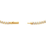 14K Hollow Gold 4.75mm Diamond Cut Franco Chain