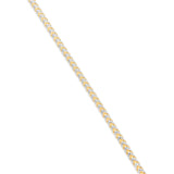 14K Hollow Gold Diamond Cut 4.25mm Franco Chain