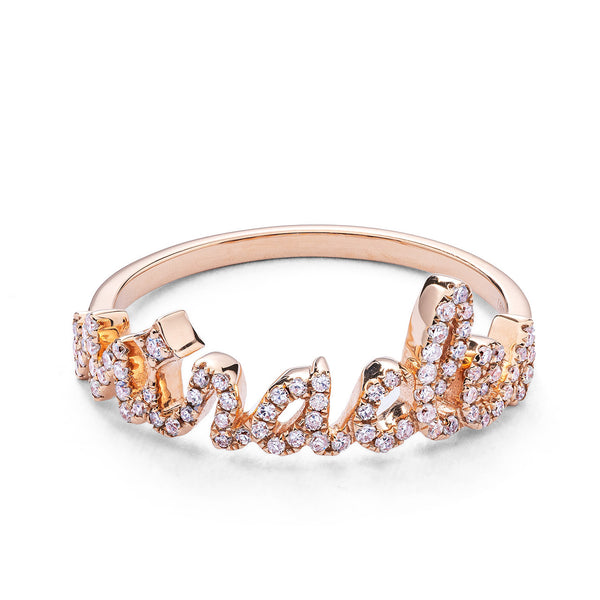 18kt Rose Gold and Diamond "Miracle" Ring