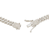 10K Gold 3.75ctw Mini Diamond Cuban Chain