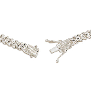 10K Gold 3.75ctw Mini Diamond Cuban Chain