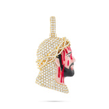 Bleeding Jesus 2.8 carat Diamond Crown Pendant