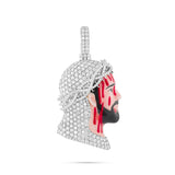 Bleeding Jesus 2.8 carat Diamond Crown Pendant