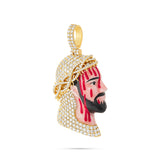 Bleeding Jesus 2.8 carat Diamond Crown Pendant