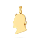 Bleeding Jesus 2.8 carat Diamond Crown Pendant