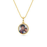 Small Gold Picture Pendant