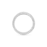 14k White gold with Baguette Diamond Eternity Band Ring