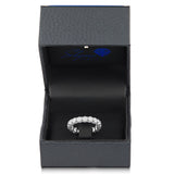 14k White Gold Diamond Eternity Band Ring