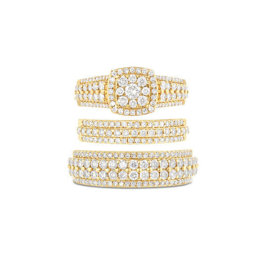 Trio Diamond Ring Set