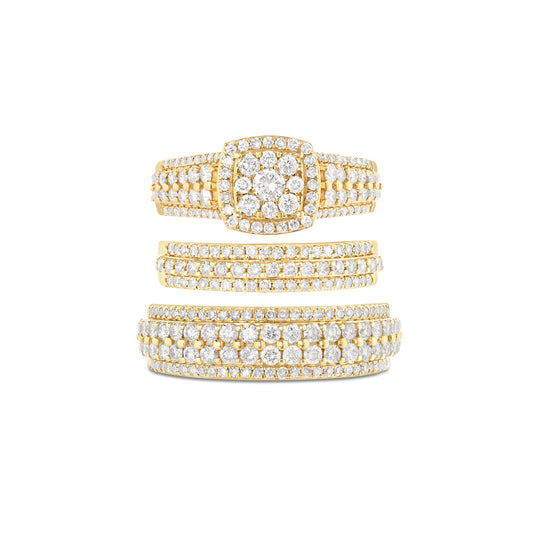 Trio Diamond Ring Set