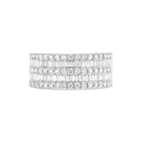 14K White Gold Trio Diamond Ring Set