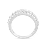 His and Hers Baguette & Round Diamond Trio Ring Set