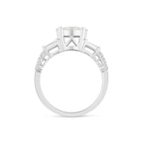 18 karat White Gold Fancy Multi-Shape Diamond Engagement Ring