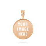 14K Gold Medium Picture Pendant