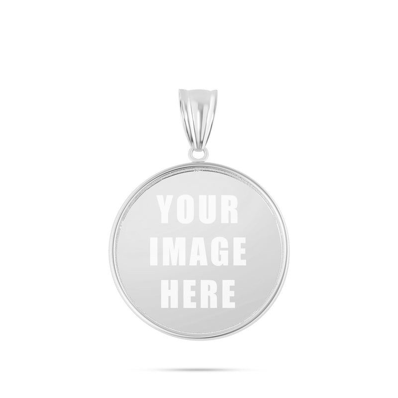 14K Gold Medium Picture Pendant