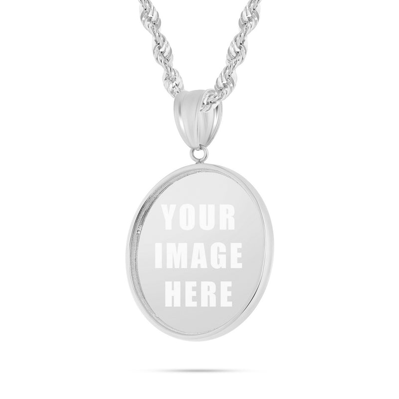 14K Gold Medium Picture Pendant