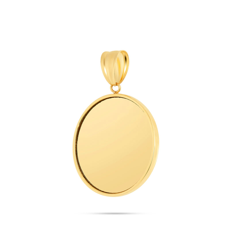 14K Gold Medium Picture Pendant