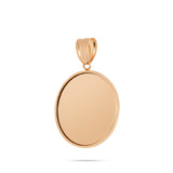 14K Gold Medium Picture Pendant