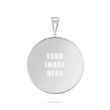 14K Gold Large Picture Pendant