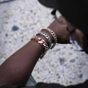 Solid Gold Cuban Link Bracelet 10mm