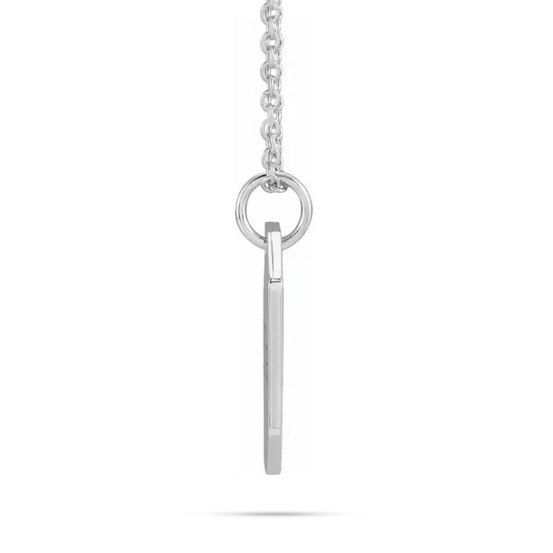 10k Gold Engravable Dog Tag Pendant