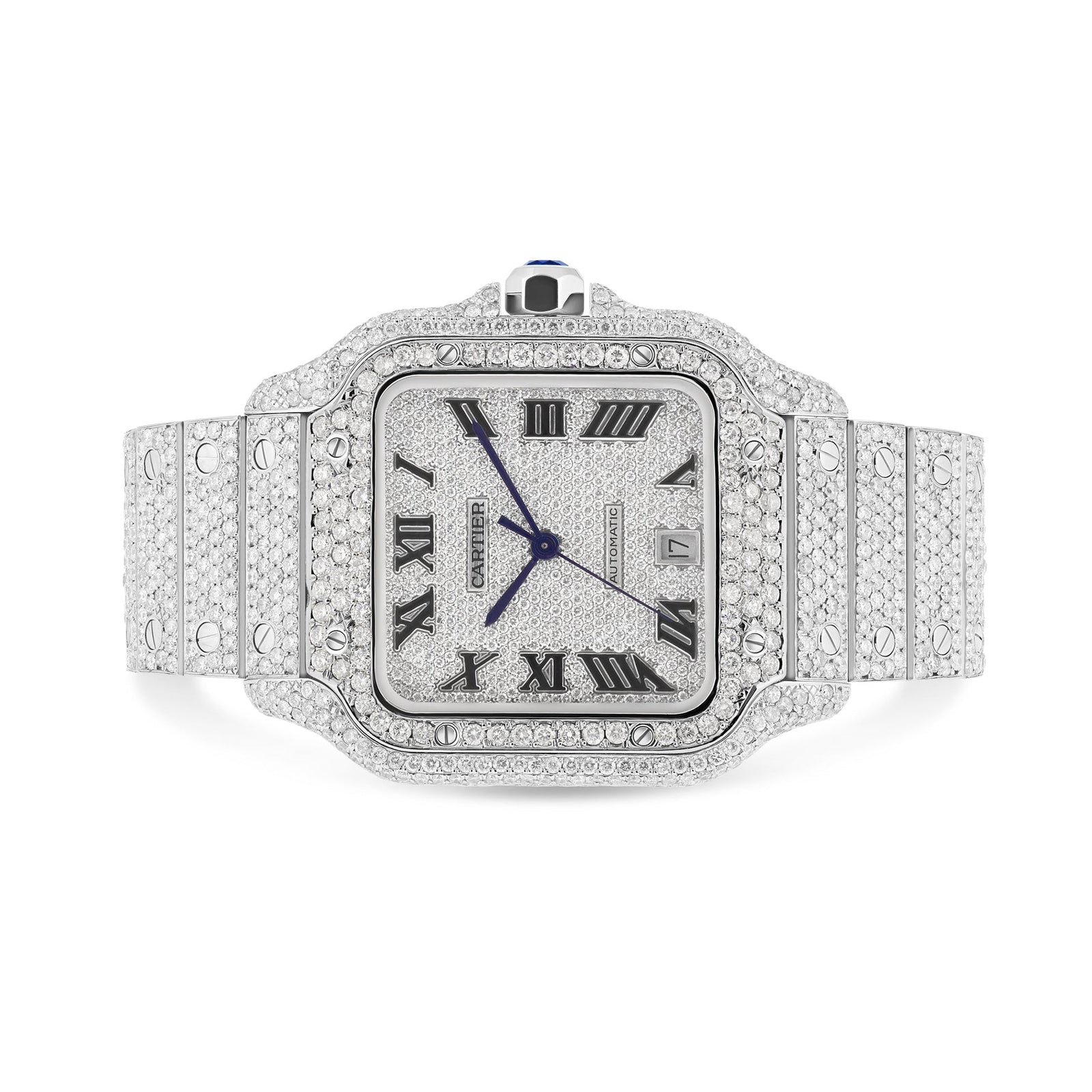 Silver Diamond Watch Ladies Rolex Datejust 69160 26mm Silver Dial Watch 0.9ct  main image 2