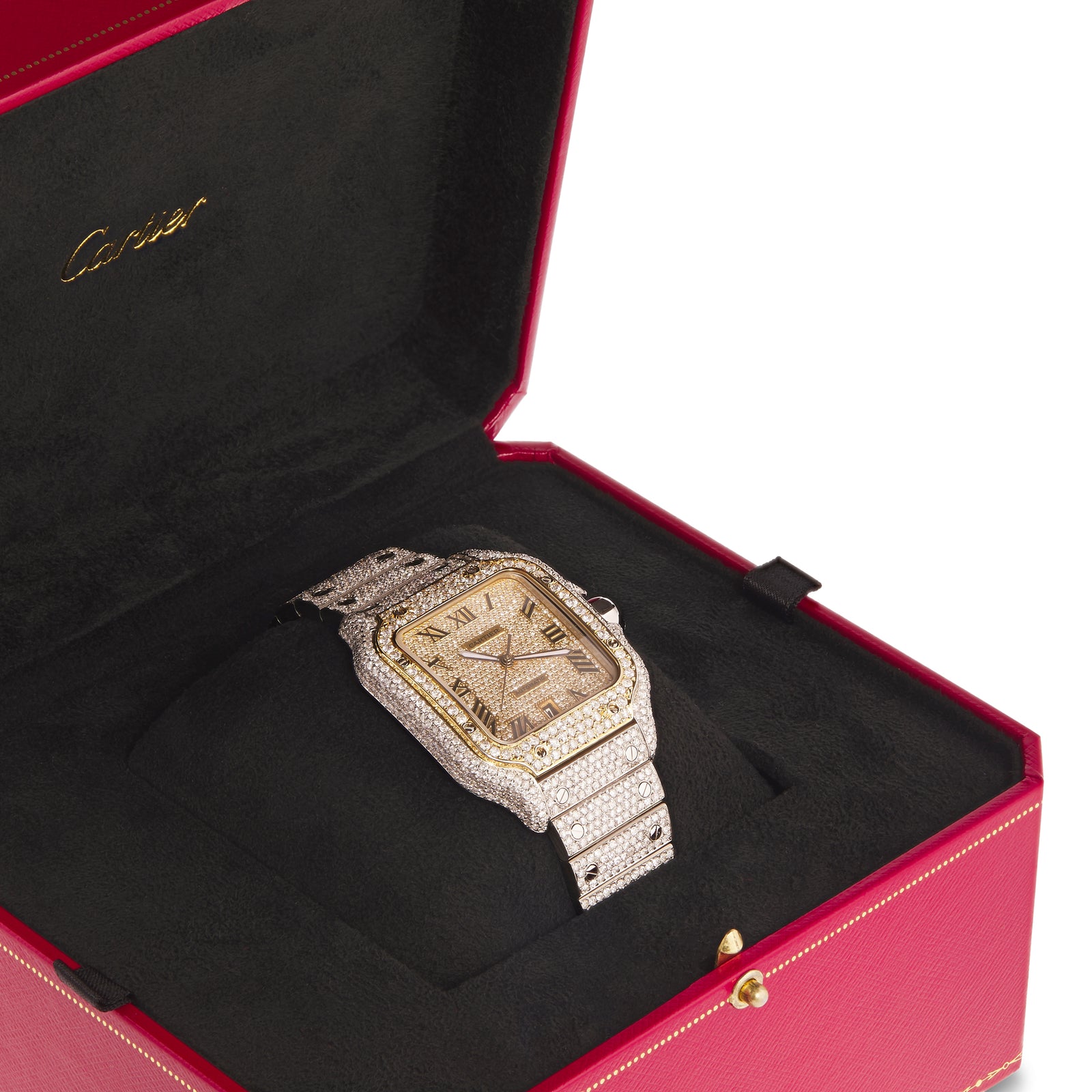 【Cartier】santos de Cartier LM 余りコマ1つ Cartier Santos LM Automatic – Peter Machlup Fine Wristwatches