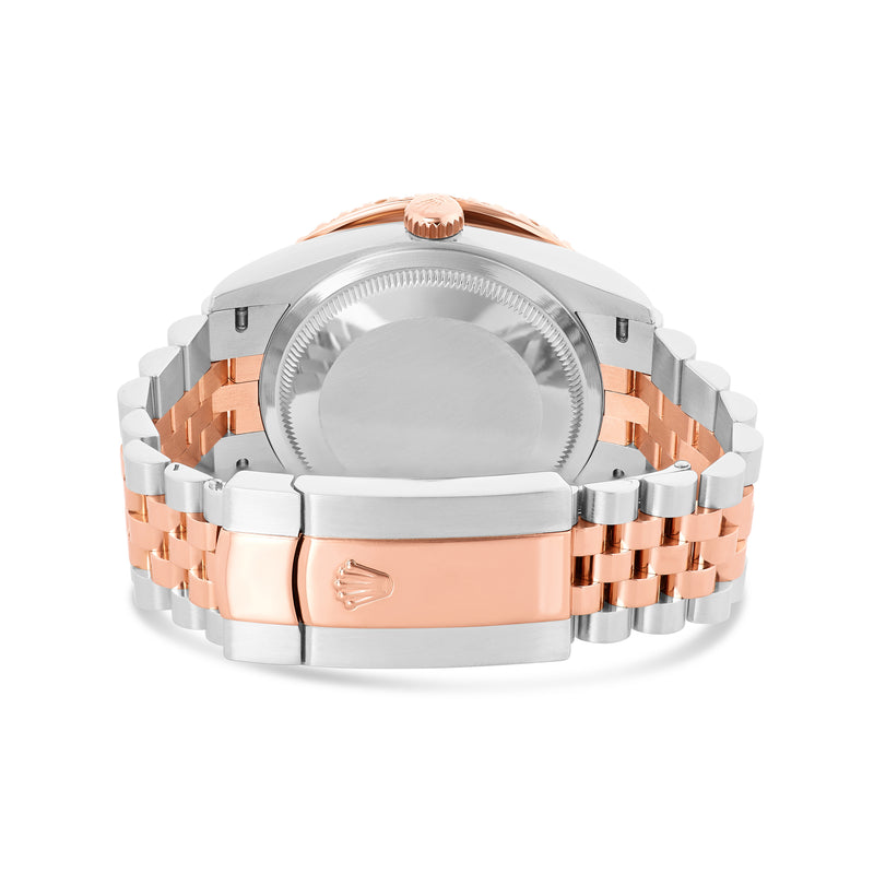 Two-Tone Rolex DateJust 36 mm with Mother Of Pearl Dial & Two-Row Diamond Bezel