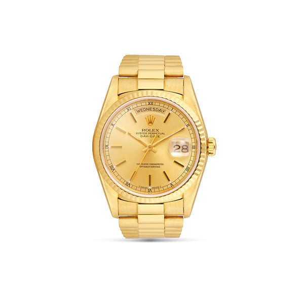 Rolex Presidential Day-Date Yellow Gold with Champagne Dial; 18238