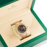 Rolex DateJust 41 mm with Black Diamond Dial with Two-Tone Oyster Bracelet; 116333
