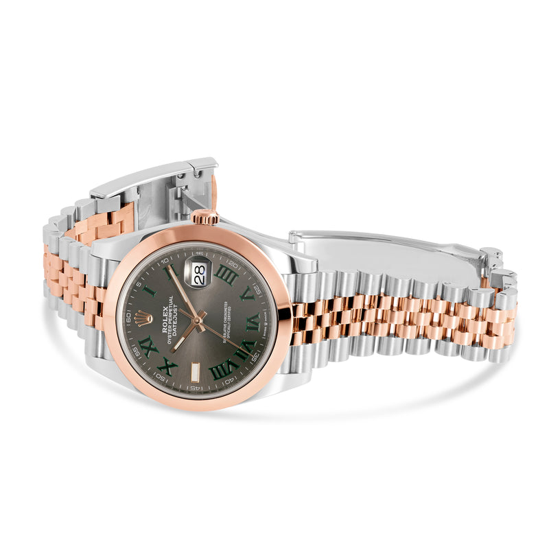 Rolex DateJust Two-Tone Jubilee Gray Dial 41 mm Wimbeldon