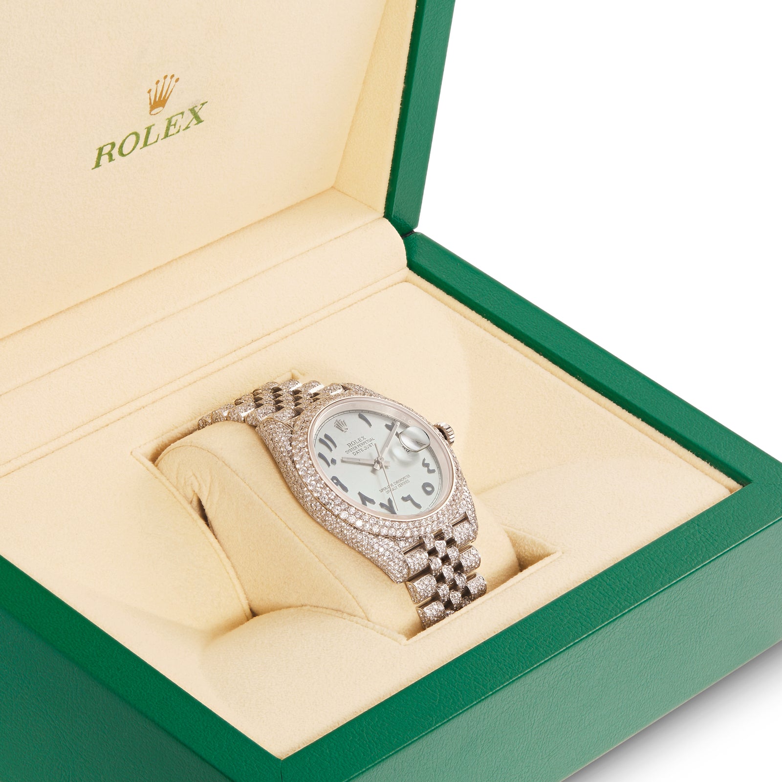タイムセール‼️水晶玉41mm Full Diamond 41 mm Rolex DeteJust Jubilee – SHYNE JEWELERS