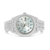 Full Diamond 41 mm Rolex DeteJust Jubilee