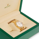 Rolex Day-Date 36mm White Diamond Dial With Presidential Bracelet