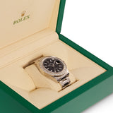 Rolex DateJust 41 mm with Diamond Bezel & Black Dash Dial
