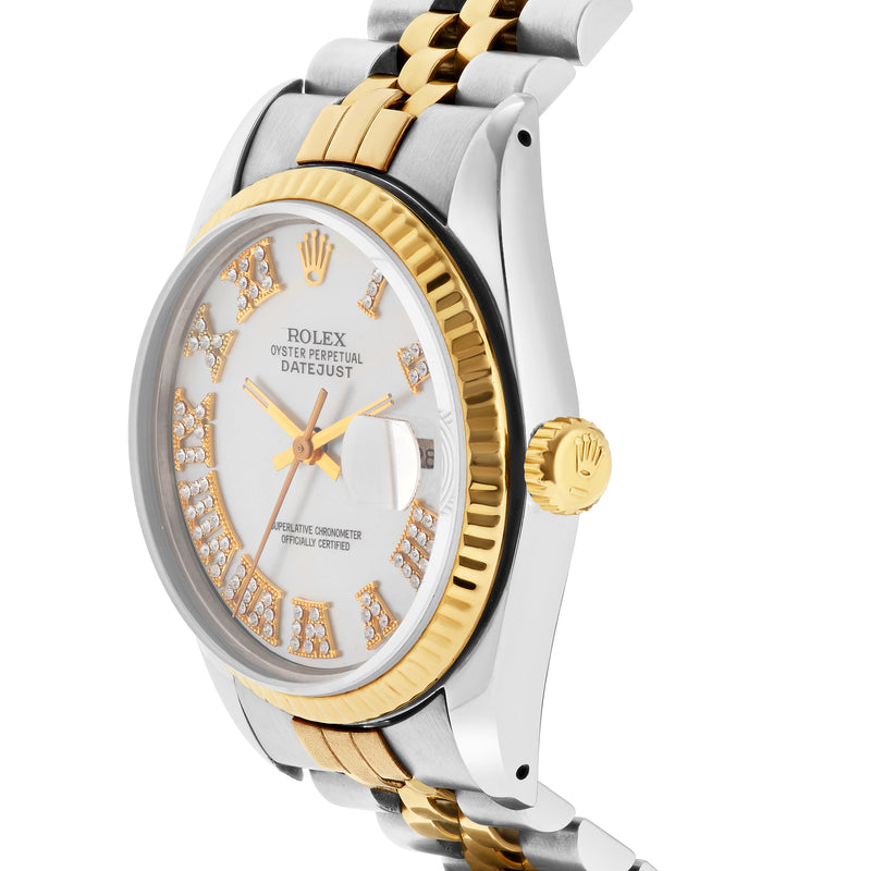 Two-Tone Rolex DateJust 36 mm Mother of Pearl