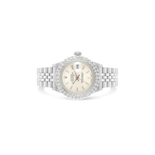 Rolex DateJust 26mm with Diamond Bezel