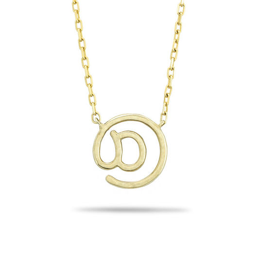 @ Symbol Necklace 14k Yellow Gold 0.35ct Diamond