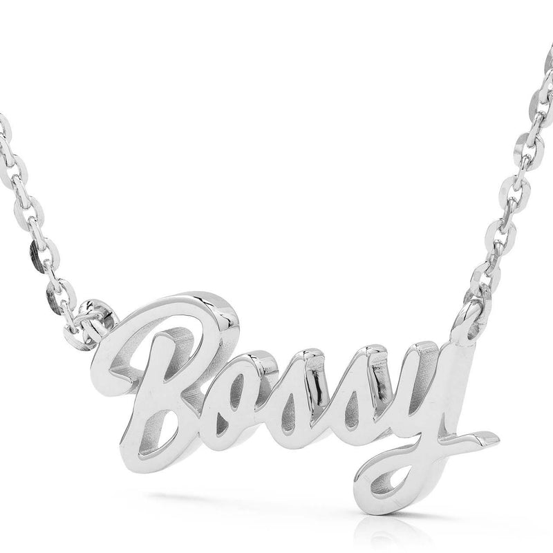 10k Gold Bossy Statement Necklace