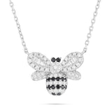 18K Gold 0.45ct Bumble Bee Diamond Necklace