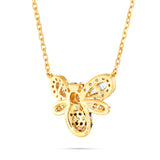18K Gold 0.45ct Bumble Bee Diamond Necklace
