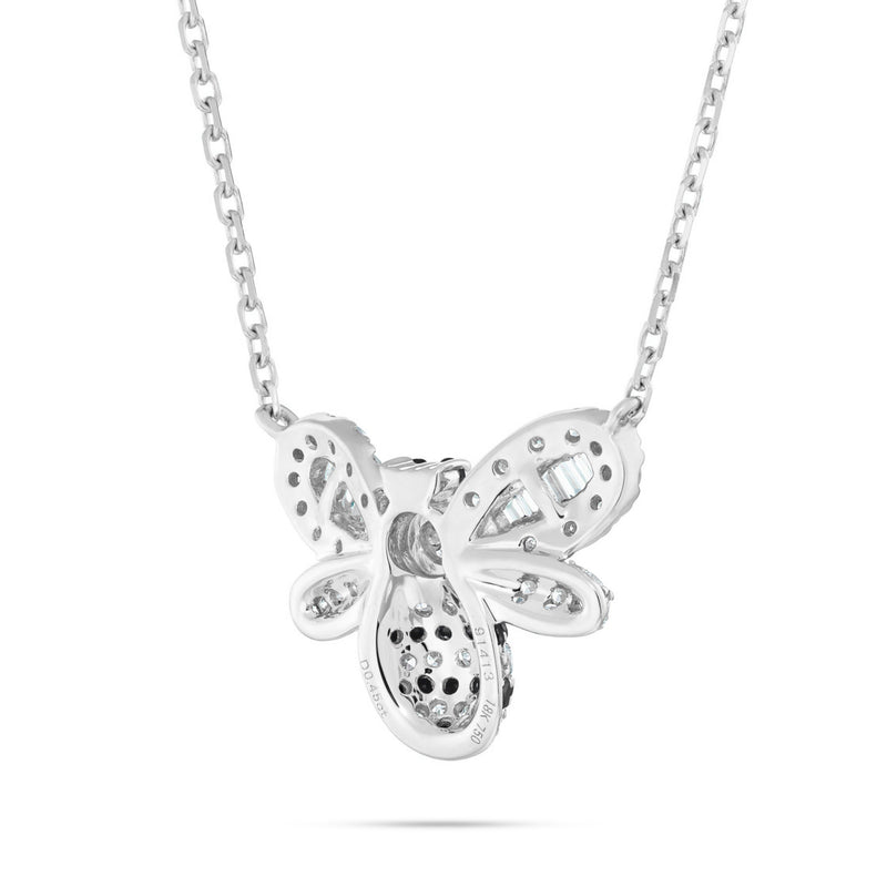 18K Gold 0.45ct Bumble Bee Diamond Necklace