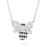 18K Gold 0.45ct Bumble Bee Diamond Necklace