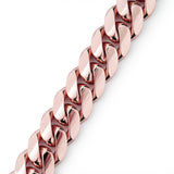 Solid Gold Cuban Link Bracelet 12.75 mm